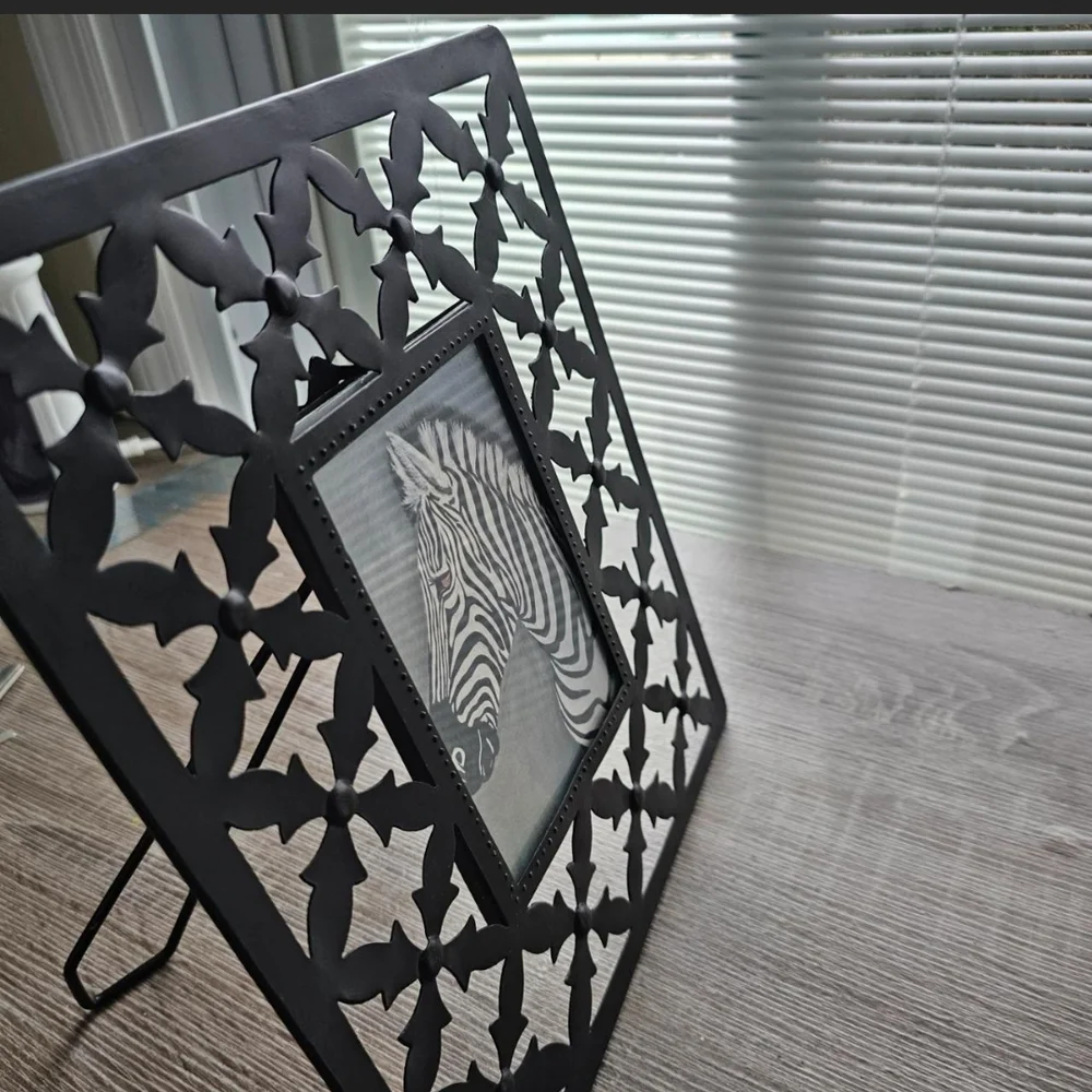 Brown Metal Cutwork Free Standing Frame - 3.5